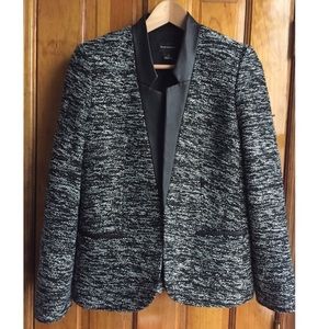 Club Monaco black tweed blazer
